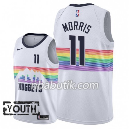 NBA Børn Trøje Denver Nuggets Monte Morris 11 2018-19 Nike City Edition Hvid Swingman